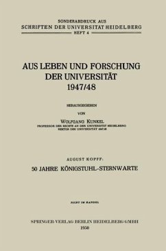 Cover 50 Jahre Königstuhl-Sternwarte (eBook, PDF)