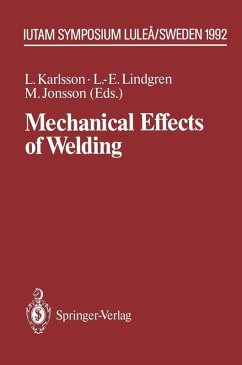 Mechanical Effects of Welding (eBook, PDF)