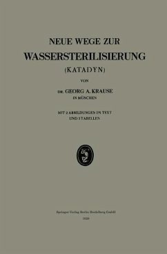 Cover Neue Wege zur Wassersterilisierung (Katadyn) (eBook, PDF)