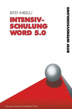 Cover Intensivschulung Word 5.0 (eBook, PDF)