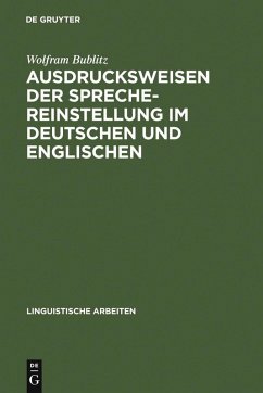 Ausdrucksweisen der Sprechereinstellung im Deutschen und Englischen (eBook, PDF) - Bublitz, Wolfram