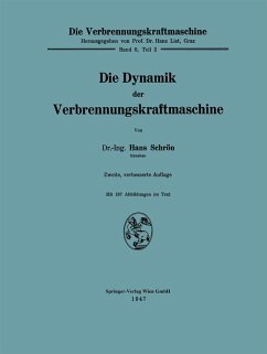 Die Dynamik der Verbrennungskraftmaschine (eBook, PDF) - Schrön, Hans