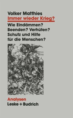 Immer wieder Krieg? (eBook, PDF) - Matthies, Volker