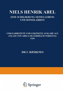 Niels Henrik Abel (eBook, PDF) - Bjerknes, Na; Wegener-Köppen, Na