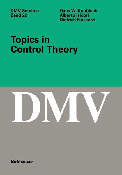 Topics in Control Theory (eBook, PDF) Topics in Control Theory (eBook, PDF)