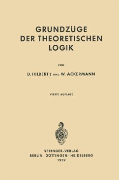 Grundzüge der Theoretischen Logik (eBook, PDF) - Hilbert, David; Ackermann, Wilhelm