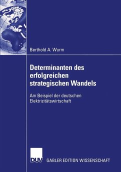 Determinanten des erfolgreichen strategischen Wandels (eBook, PDF) - Wurm, Berthold A.
