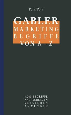 Gabler Marketing Begriffe von A - Z (eBook, PDF) - Poth, Ludwig G.