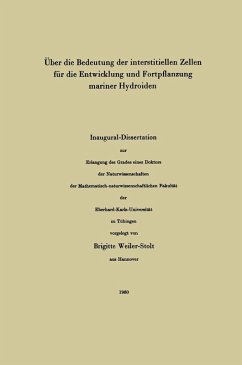 Cover Über die Bedeutung der interstitiellen Zellen für die Entwicklung und Fortpflanzung mariner Hydroiden (eBook, PDF)