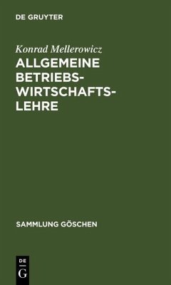 Cover Allgemeine Betriebswirtschaftslehre (eBook, PDF)