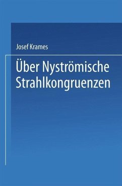 Über Nyströmische Strahlkongruenzen (eBook, PDF) - Krames, Josef