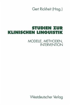 Studien zur Klinischen Linguistik (eBook, PDF)