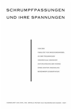 Cover Schrumpfpassungen und Ihre Spannungen (eBook, PDF)