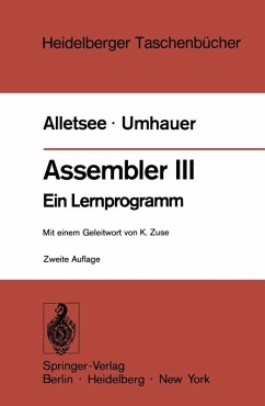 Assembler III (eBook, PDF) - Alletsee, Rainer; Umhauer, Gerd F.
