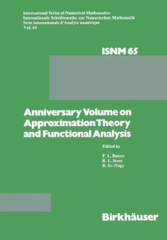 Anniversary Volume on Approximation Theory and Functional Analysis (eBook, PDF) - Butzer, P. L.; Stens, R. L.; Sz. -Nagy, B.