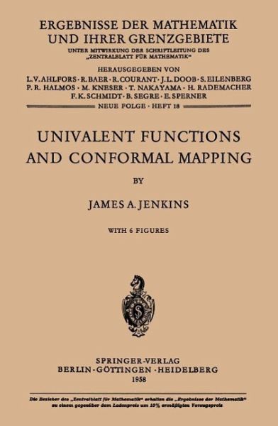 Univalent Functions and Conformal Mapping (eBook, PDF) Univalent Functions and Conformal Mapping (eBook, PDF)