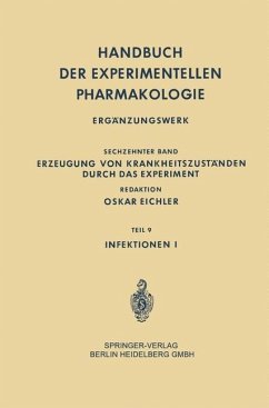 Infektionen I (eBook, PDF) - Bacq, Zénon-Marcel; Bock, Johannes Carl; Born, Gustav V. R.; Eichler, Oskar; Farah, Alfred; Heffter, Arthur; Heubner, Wolfgang; Schüller, Josef