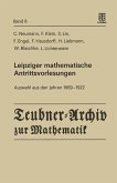Leipziger mathematische Antrittsvorlesungen (eBook, PDF)