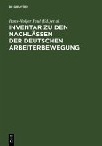 Inventar zu den Nachlässen der deutschen Arbeiterbewegung (eBook, PDF)