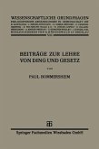 Beiträge zur Lehre von Ding und Gesetz (eBook, PDF)