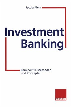 Investment Banking (eBook, PDF) - Jacob, Adolf-Friedrich; Klein, Sebastian; Nick, Andreas