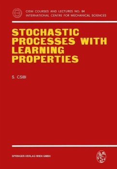 Stochastic Processes with Learning Properties (eBook, PDF) - Csibi, Sandor