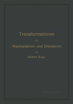 Transformatoren für Wechselstrom und Drehstrom (eBook, PDF) - Kapp, Gisbert