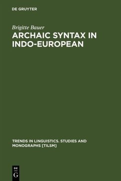 Cover Archaic Syntax in Indo-European (eBook, PDF)