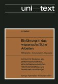 Einführung in das wissenschaftliche Arbeiten (eBook, PDF)