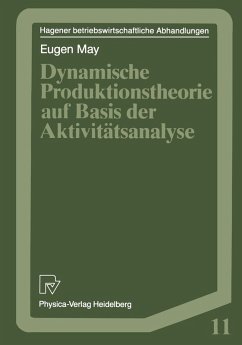 Cover Dynamische Produktionstheorie auf Basis der Aktivitätsanalyse (eBook, PDF)