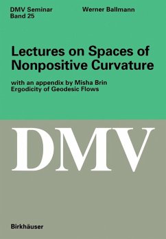 Lectures on Spaces of Nonpositive Curvature (eBook, PDF) - Ballmann, Werner