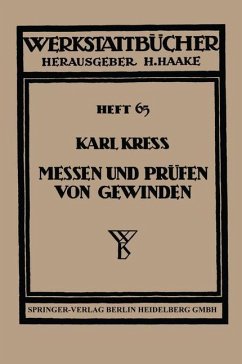 Messen und Prüfen von Gewinden (eBook, PDF) - Kress, Karl