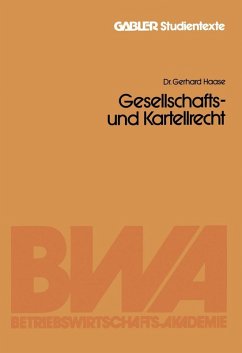 Cover Gesellschafts- und Kartellrecht (eBook, PDF)