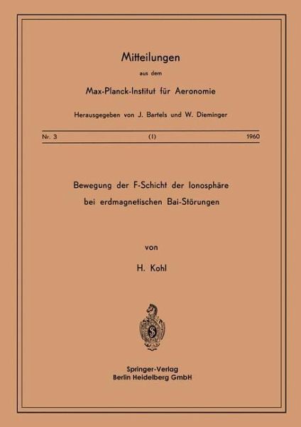 Bewegung der F-Schicht der Ionosphäre bei erdmagnetischen Bai-Störungen (eBook, PDF)