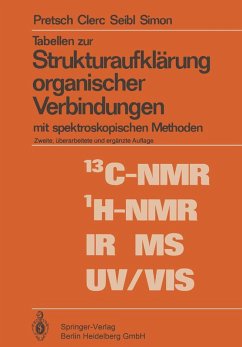 Cover Tabellen zur Strukturaufklärung organischer Verbindungen mit spektroskopischen Methoden (eBook, PDF)