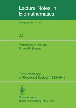Cover The Golden Age of Theoretical Ecology: 1923-1940 (eBook, PDF)
