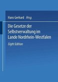 Die Gesetze der Selbstverwaltung im Lande Nordrhein-Westfalen (eBook, PDF)