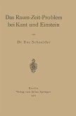 Das Raum-Zeit-Problem bei Kant und Einstein (eBook, PDF)