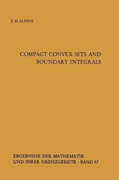 Compact Convex Sets and Boundary Integrals (eBook, PDF) - Alfsen, Erik M.