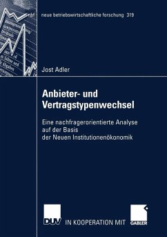 Anbieter- und Vertragstypenwechsel (eBook, PDF) - Adler, Jost
