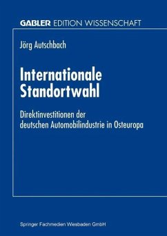 Cover Internationale Standortwahl (eBook, PDF)