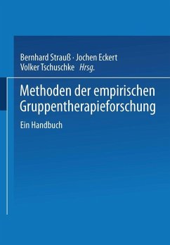 Methoden der empirischen Gruppentherapieforschung (eBook, PDF)