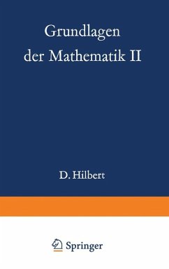 Grundlagen der Mathematik II (eBook, PDF) - Hilbert, David; Bernays, Paul