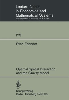 Optimal Spatial Interaction and the Gravity Model (eBook, PDF) - Svenaeus, Sven