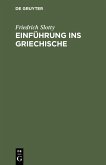 Einführung ins Griechische (eBook, PDF)