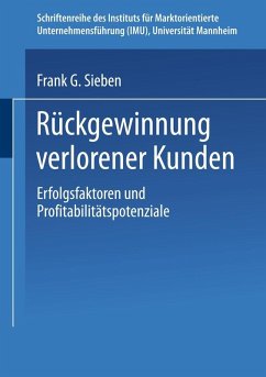 Rückgewinnung verlorener Kunden (eBook, PDF) - Sieben, Frank G.