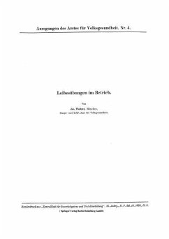 Leibesübungen im Betrieb (eBook, PDF) - Waitzer, Josef