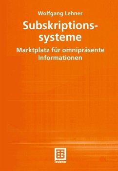Subskriptionssysteme (eBook, PDF) - Lehner, Wolfgang