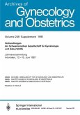 Verhandlungen der Schweizerischen Gesellschaft für Gynäkologie und Geburtshilfe (eBook, PDF)