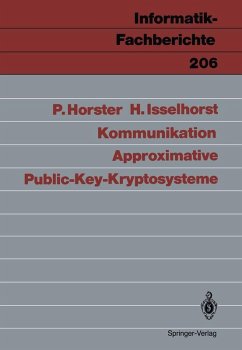 Approximative Public-Key-Kryptosysteme (eBook, PDF) - Horster, Patrick; Isselhorst, Hartmut